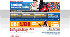 Desktop Screenshot of canveymotorcycletraining.co.uk